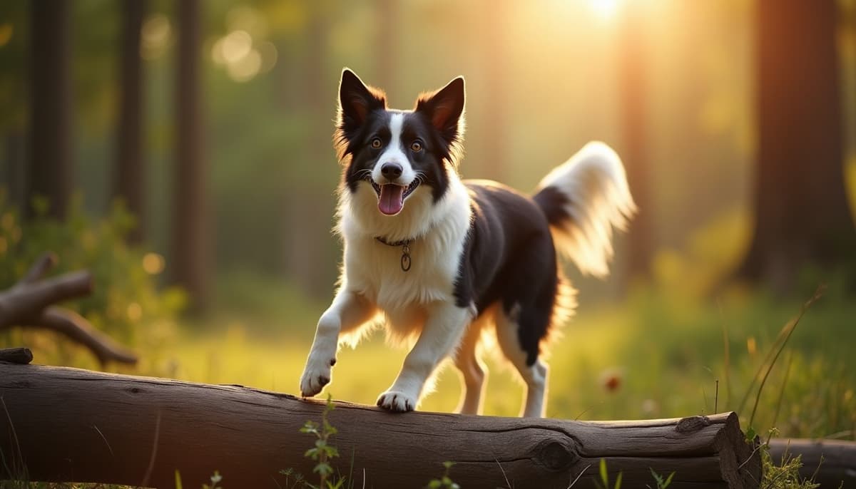 A dog on a walk — Dog Knee Brace Fitting in Savannah, GA