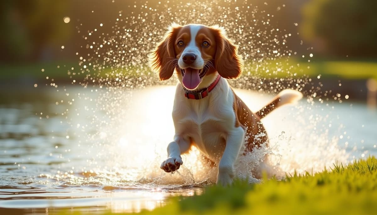 A dog on a walk — Dog Knee Brace Fitting in Temecula, CA