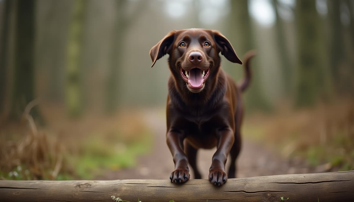 A dog on a walk — Dog Knee Brace Fitting in Toledo, OH