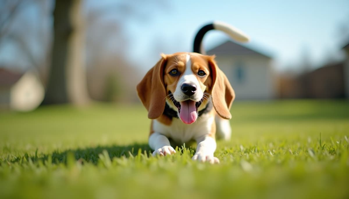 A dog on a walk — Dog Knee Brace Fitting in Tulsa, OK