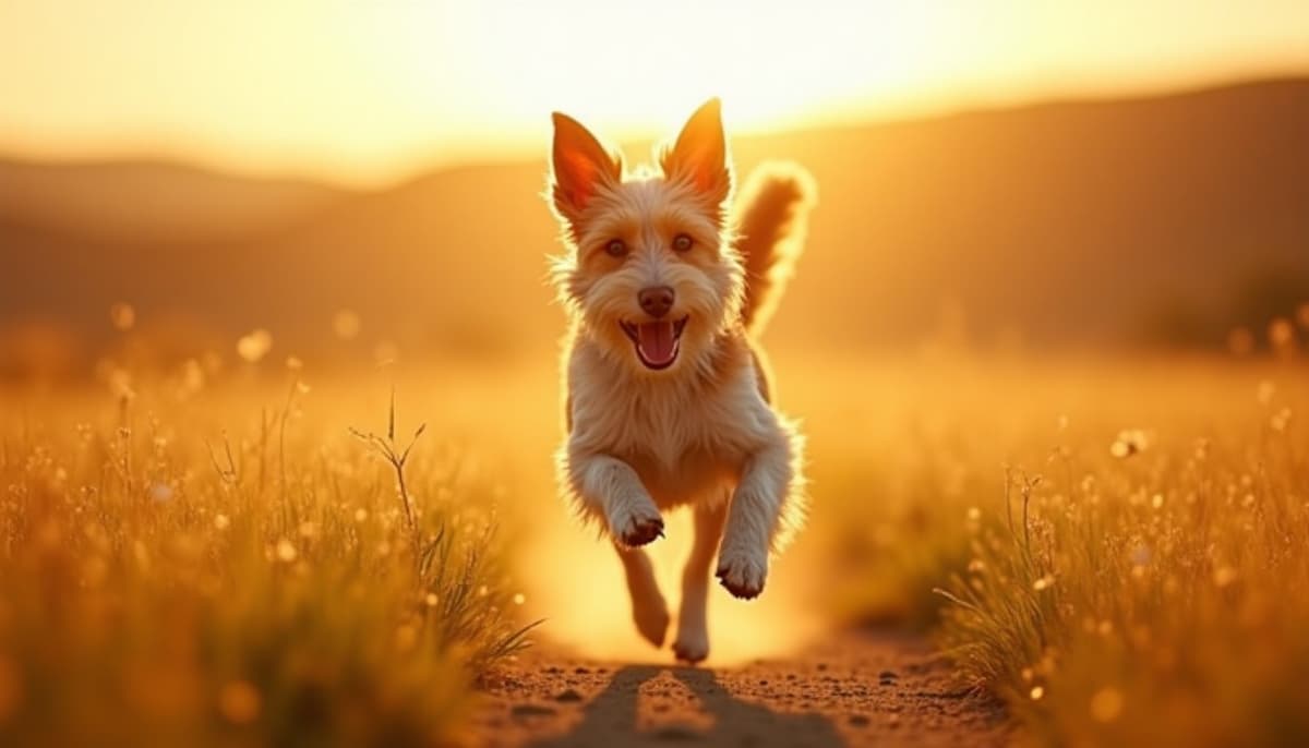 A dog on a walk — Dog Knee Brace Fitting in Visalia CA