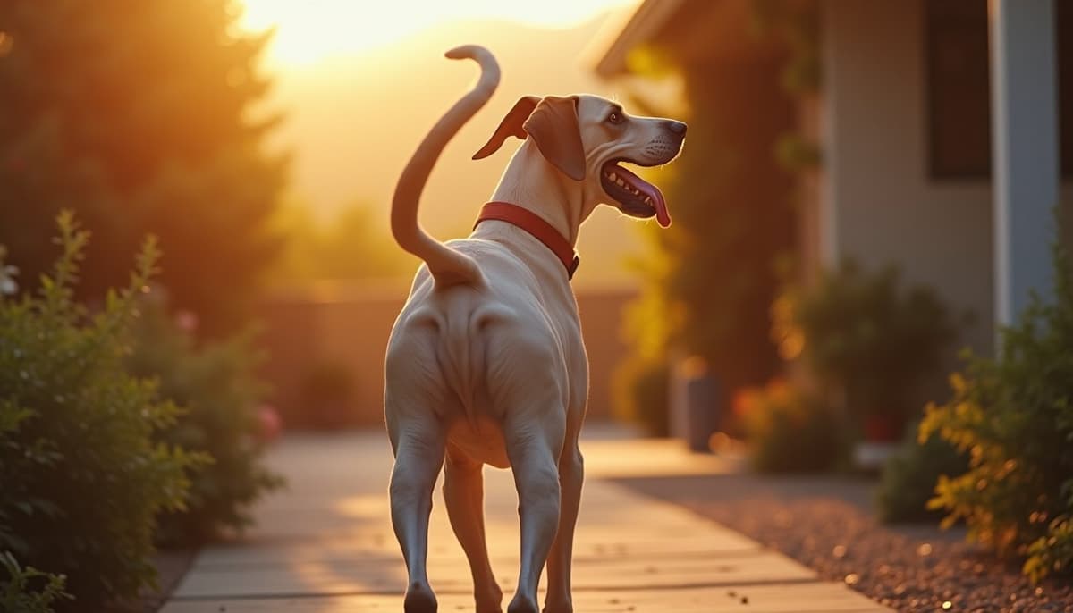 A dog on a walk — Dog Peptides in Antioch, CA