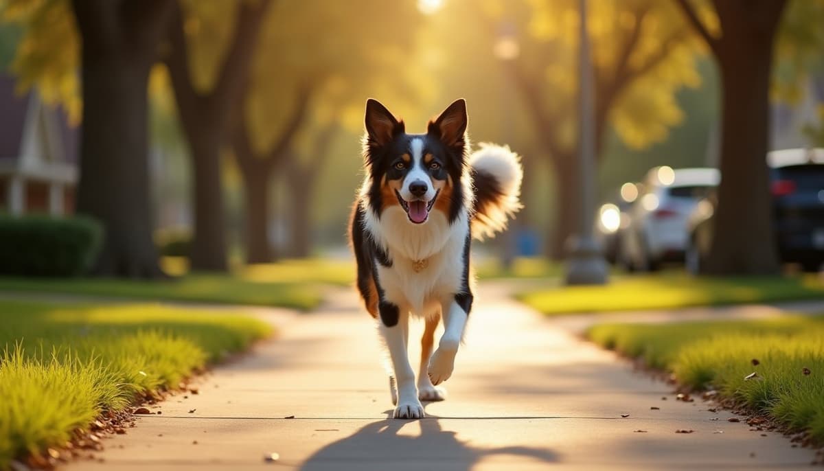 A dog on a walk — Dog Peptides in Broken Arrow, OK