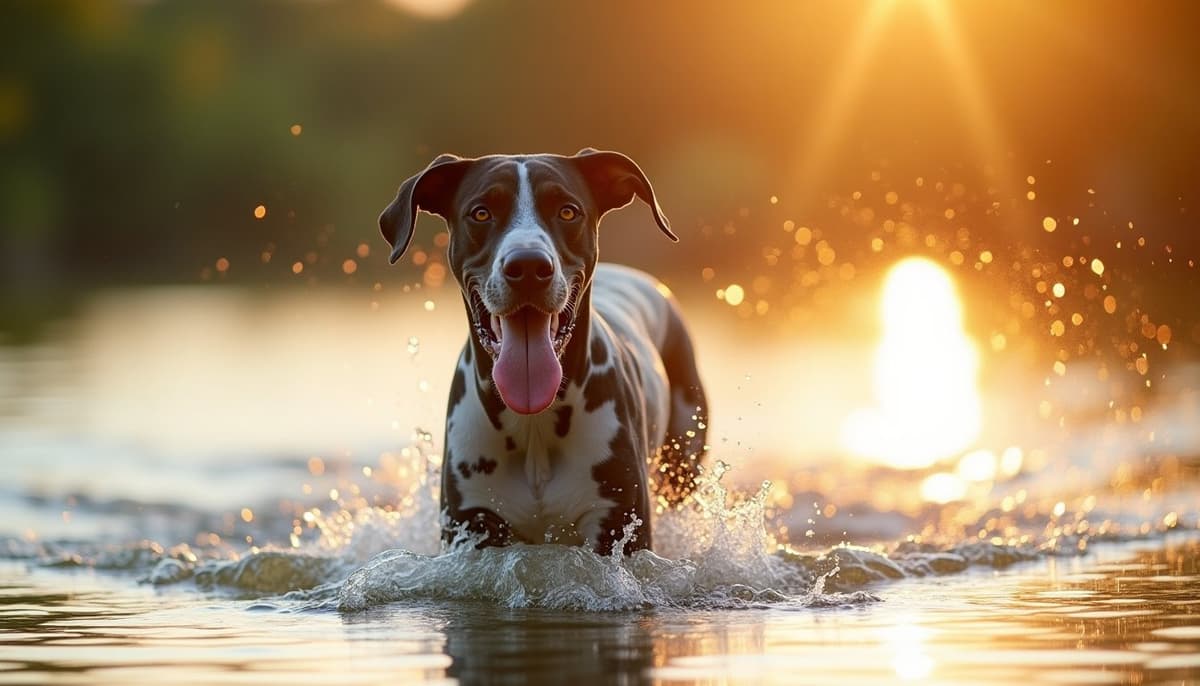 A dog on a walk — Where to Get Dog Peptides in Cincinnati, OH