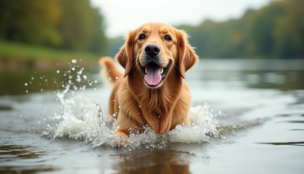 A dog on a walk — Dog Peptides in Columbus, OH