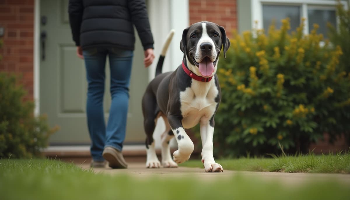A dog on a walk — Dog Peptides in Downey, CA