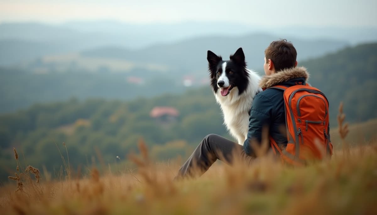 A dog on a walk — Where to Buy Dog Peptides in Elgin, IL