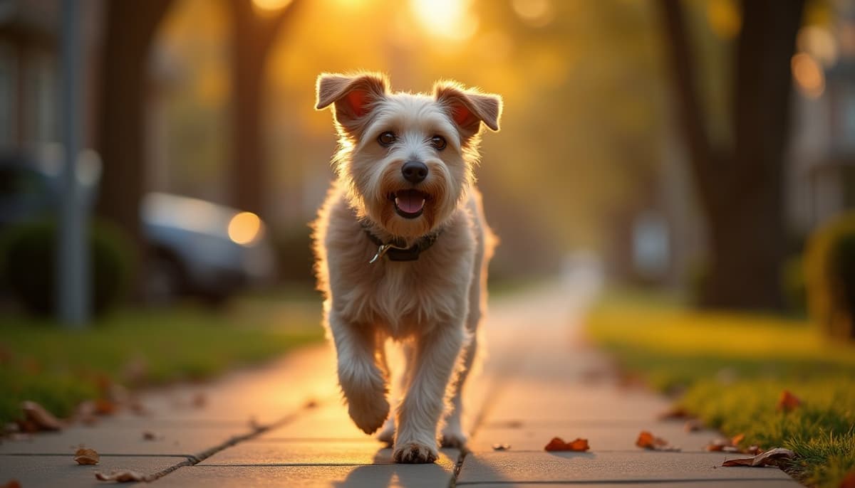 A dog on a walk — Dog Peptides in Greensboro, NC