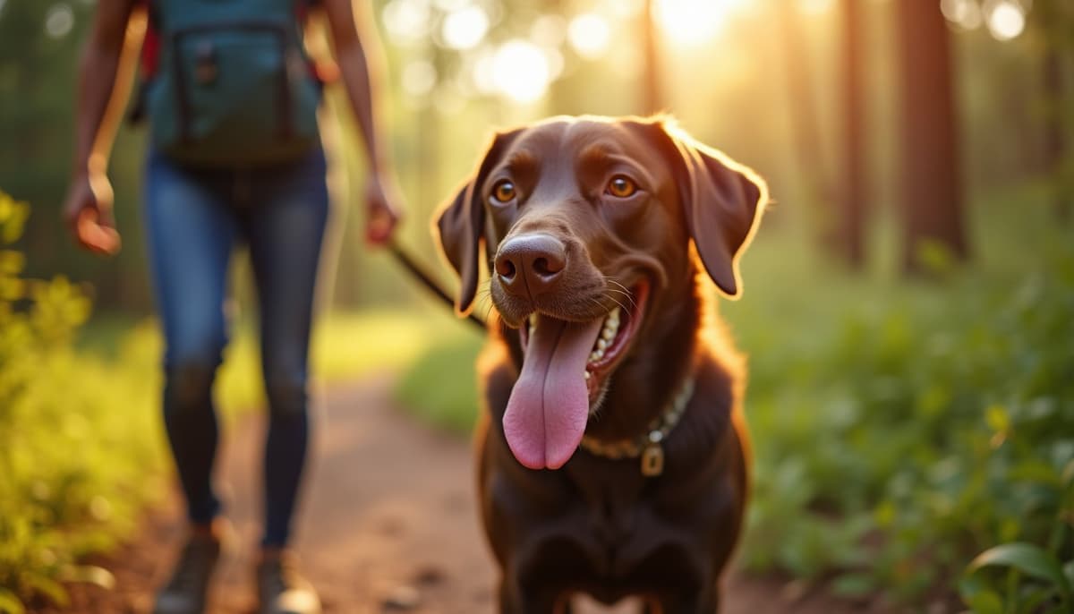A dog on a walk — Dog Peptides in Hialeah, FL