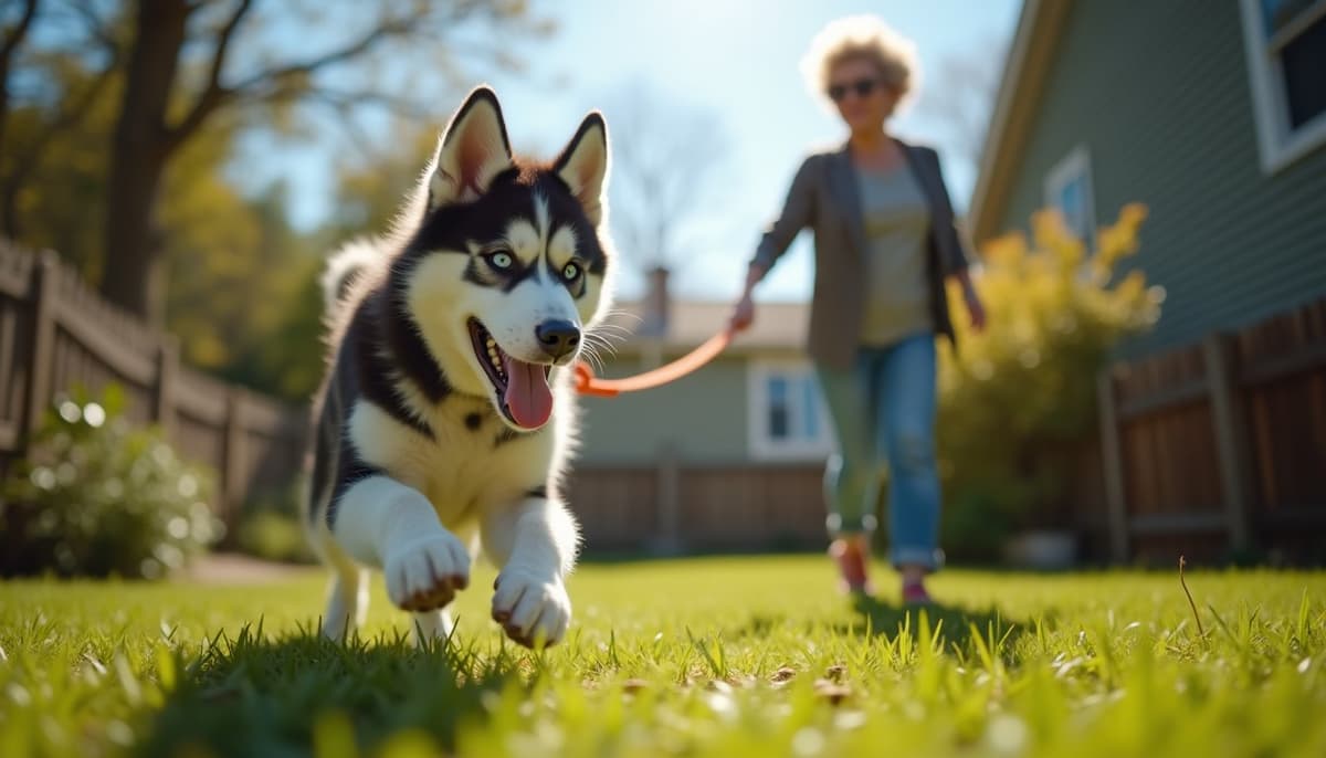 A dog on a walk — Dog Peptides in High Point, NC