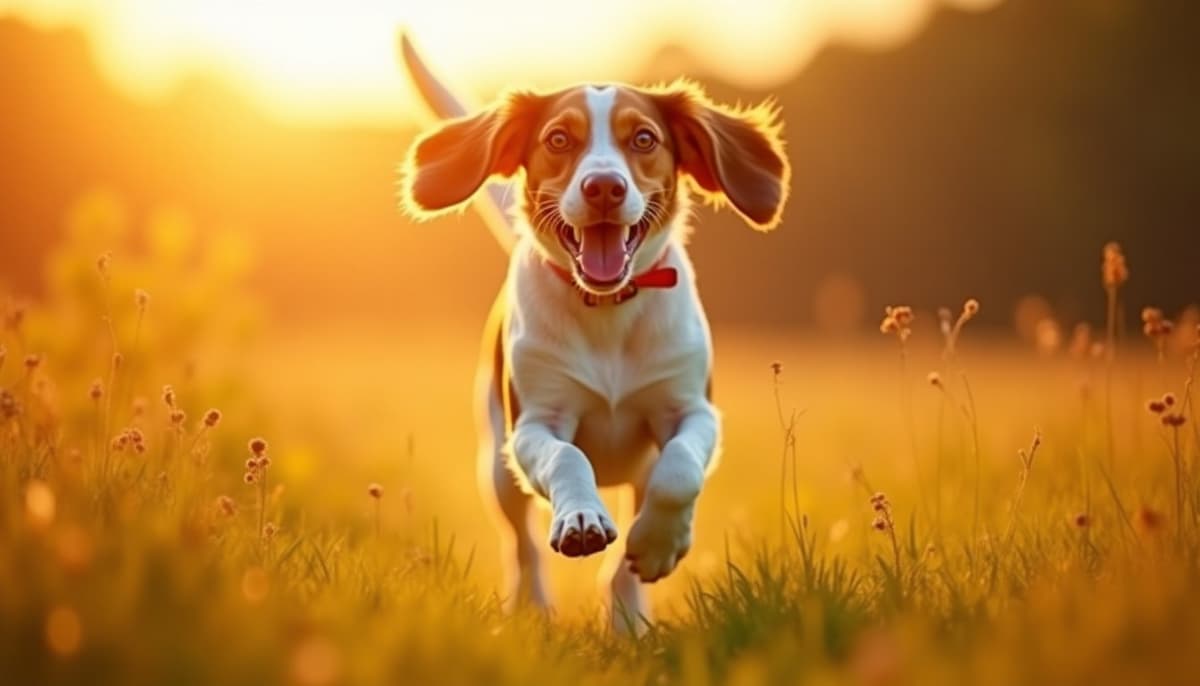 A dog on a walk — Where to Get Dog Peptides in Lincoln, NE