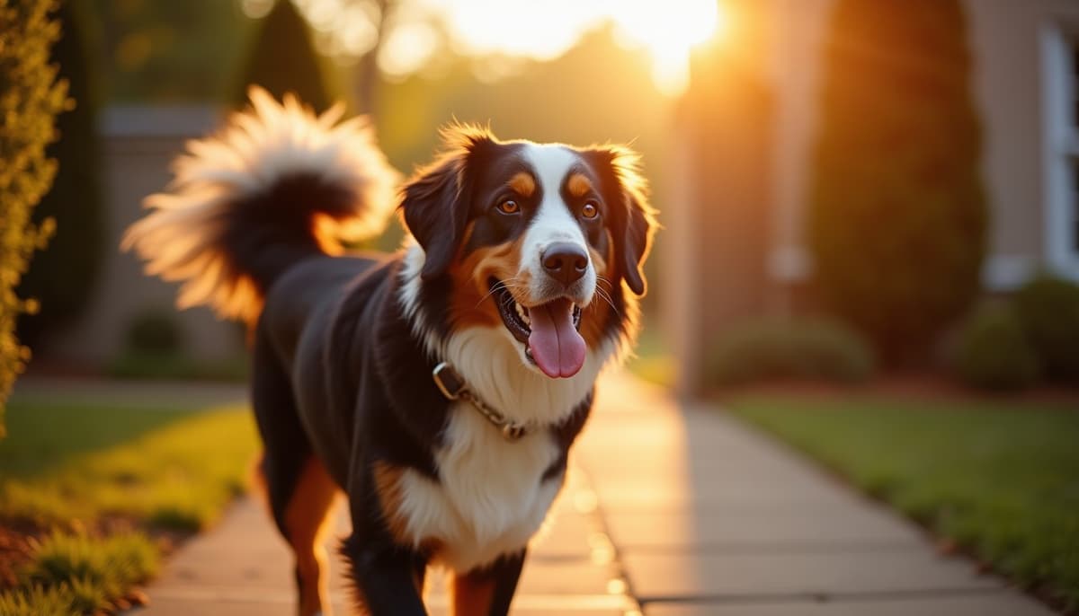 A dog on a walk — Dog Peptides in Macon, GA