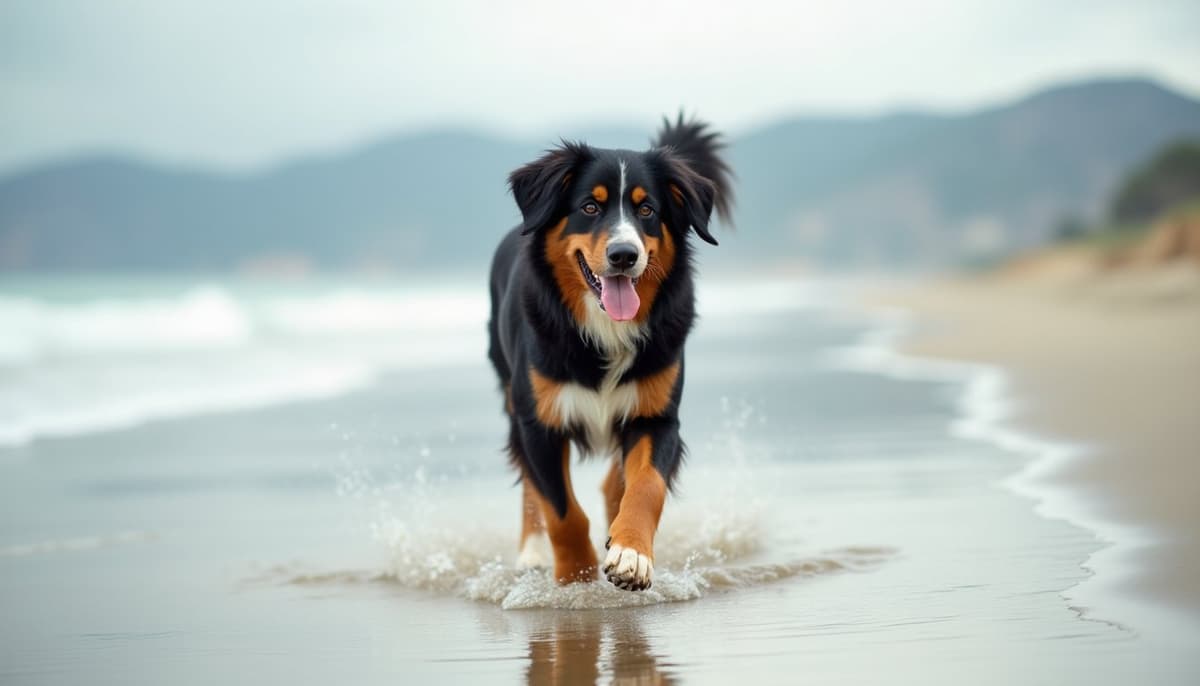 A dog on a walk — Dog Peptides in Modesto, CA