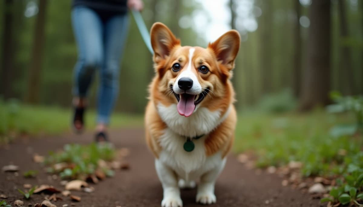 A dog on a walk — Dog Peptides in Newark, NJ