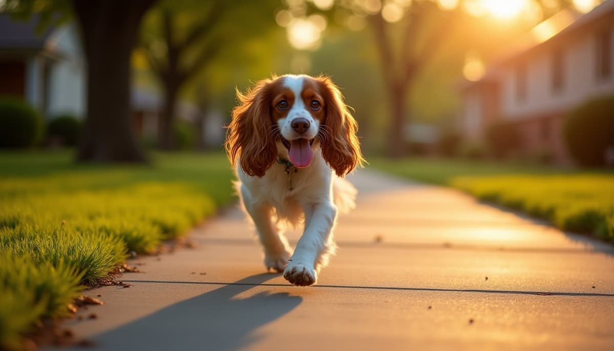 A dog on a walk — Dog Peptides in Olathe, KS