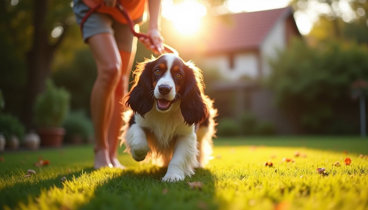 A dog on a walk — Dog Peptides in Orange, CA