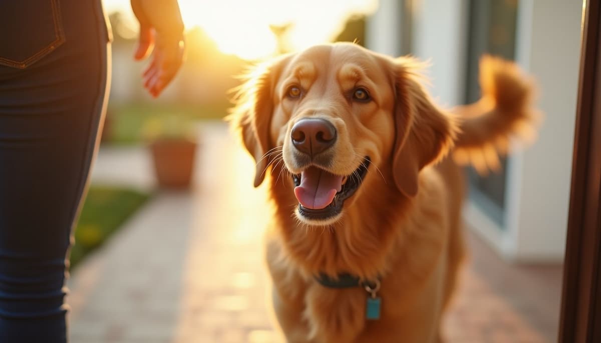 A dog on a walk — Dog Peptides in Port Saint Lucie, FL