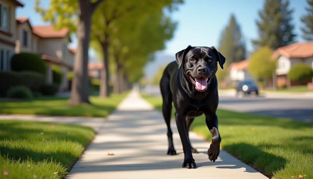 A dog on a walk — Dog Peptides in San Bernardino, CA