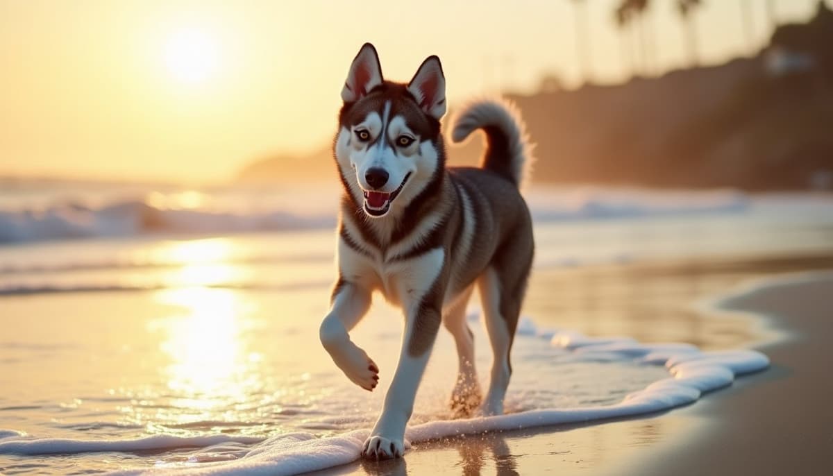 A dog on a walk — Dog Peptides in San Diego, CA