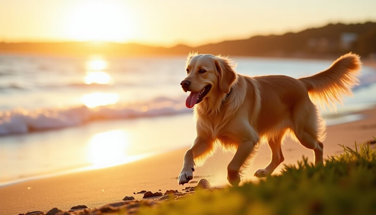 A dog on a walk — Dog Peptides in Tulsa, OK