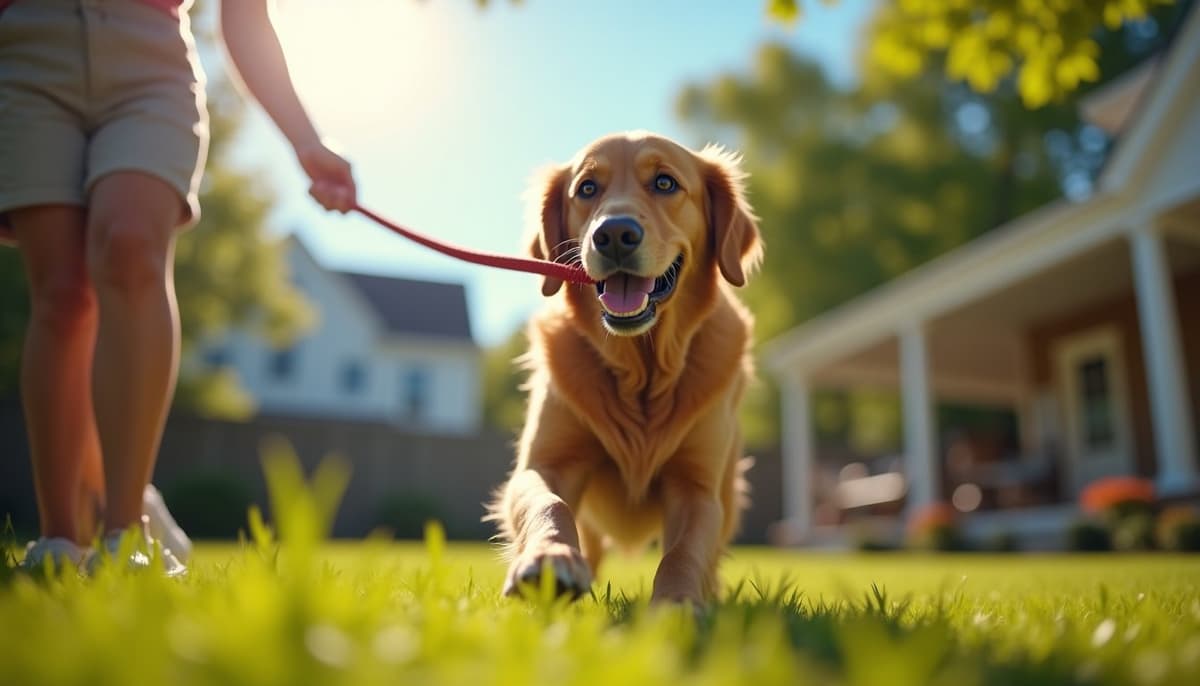 A dog on a walk — Dog Peptides in Virginia Beach, VA