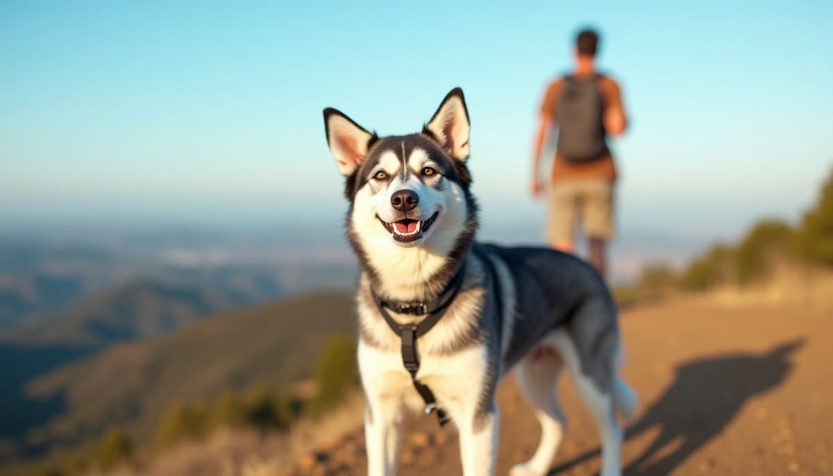 A dog on a walk — Dog Peptides in West Covina, CA