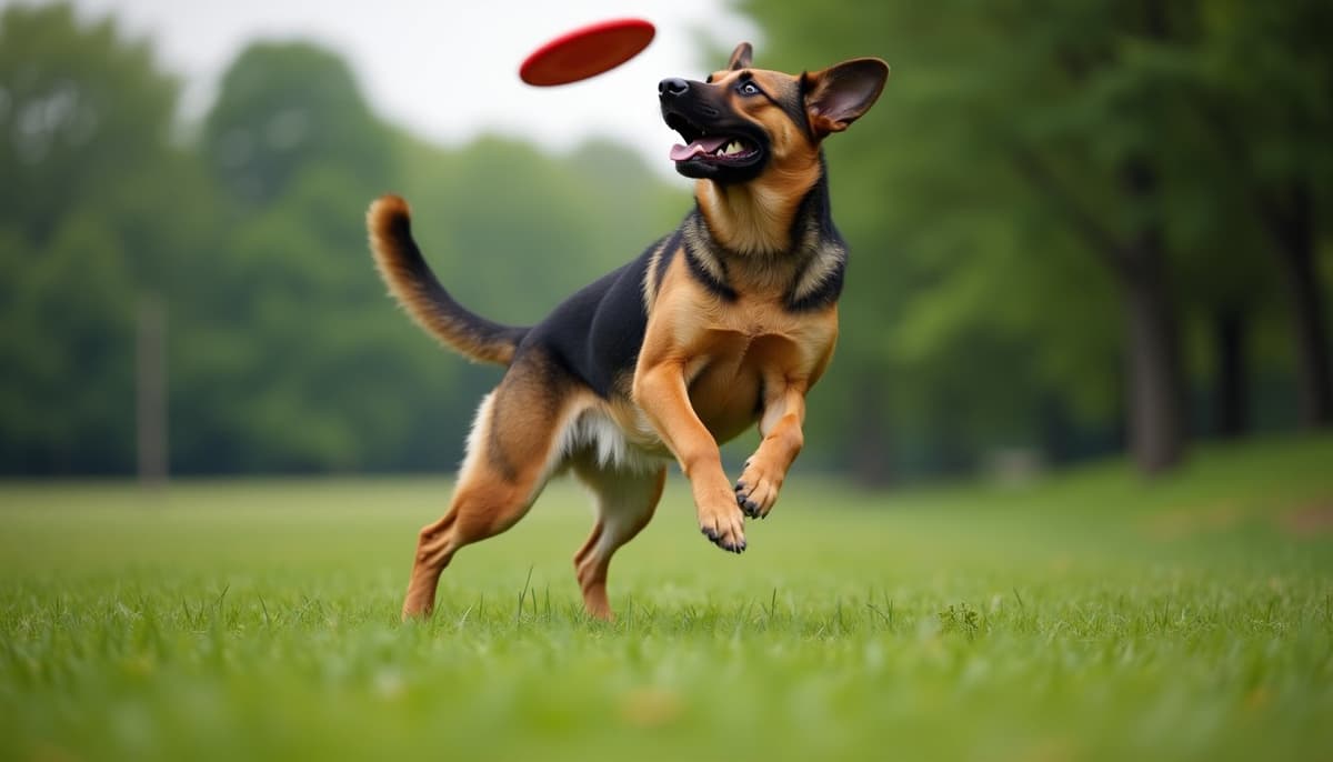 A dog on a walk — Dog Physical Therapy in Akron, OH