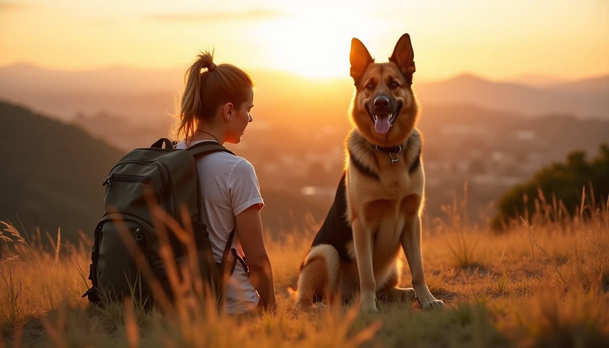 A dog on a walk — Dog Physical Therapy in Anaheim, CA