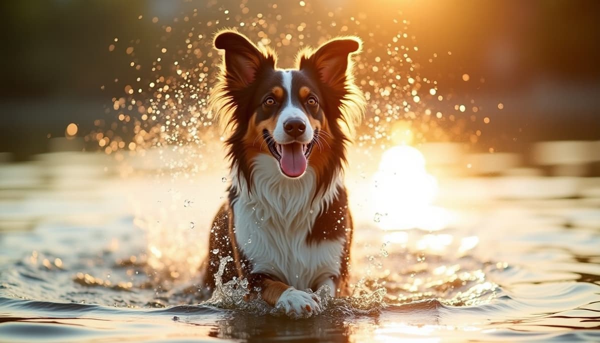 A dog on a walk — Dog Physical Therapy in Bellevue, WA