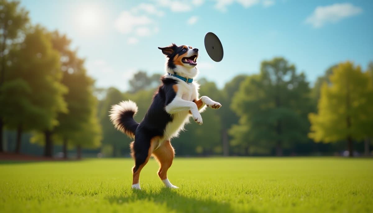 A dog on a walk — Dog Physical Therapy in Cary, NC