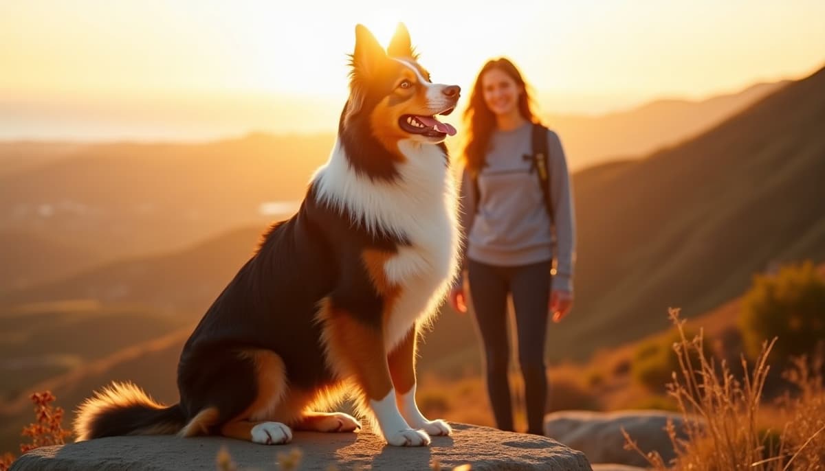 A dog on a walk — Dog Physical Therapy in Chula Vista, CA