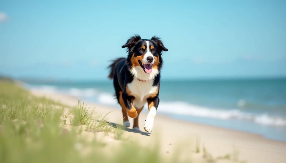 A dog on a walk — Dog Physical Therapy in Clearwater, FL