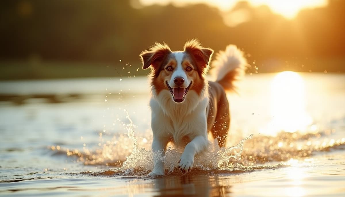 A dog on a walk — Dog Physical Therapy in Denton, TX