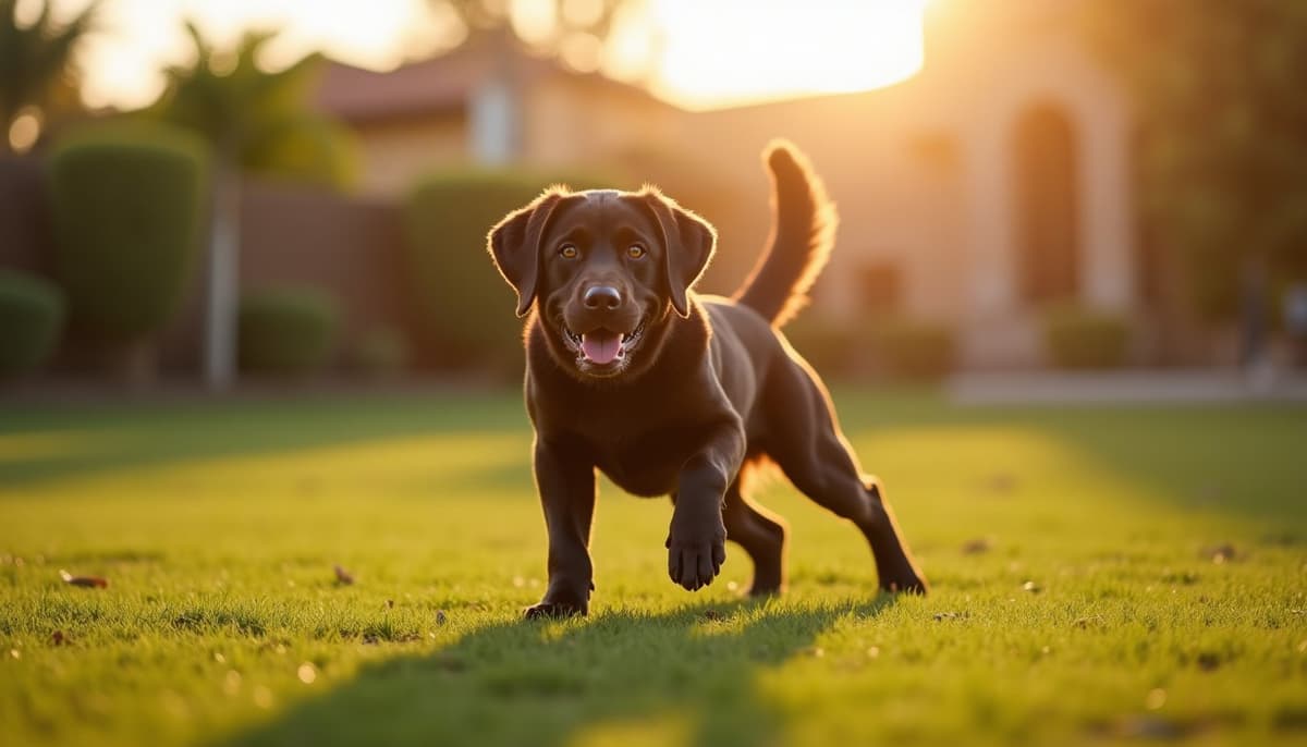 A dog on a walk — Dog Physical Therapy in El Cajon, CA
