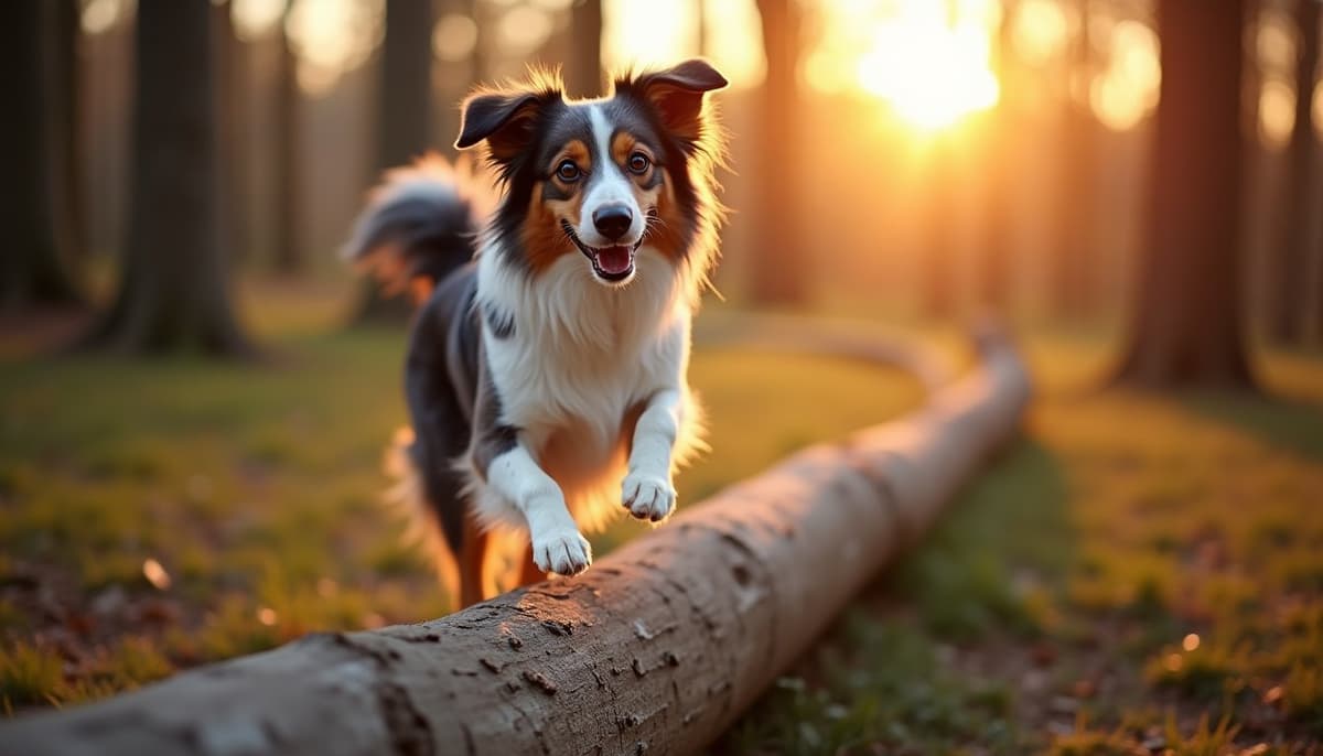 A dog on a walk — Dog Physical Therapy in Elk Grove, CA