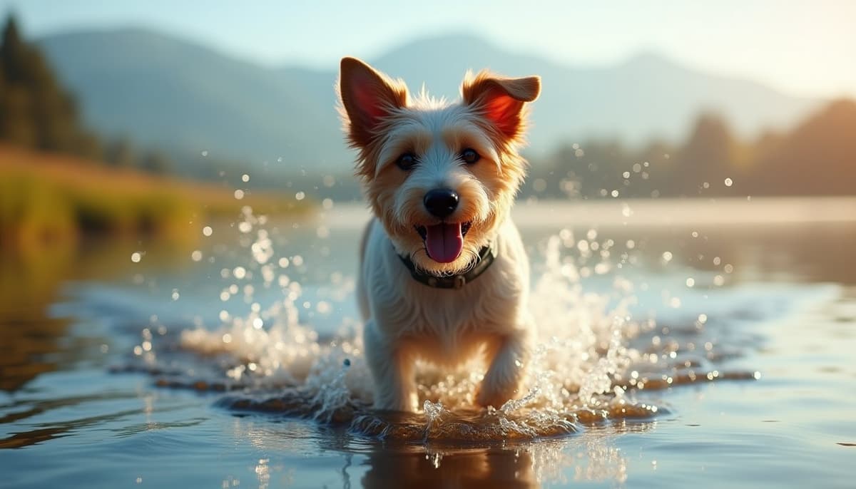 A dog on a walk — Dog Physical Therapy in Eugene, OR