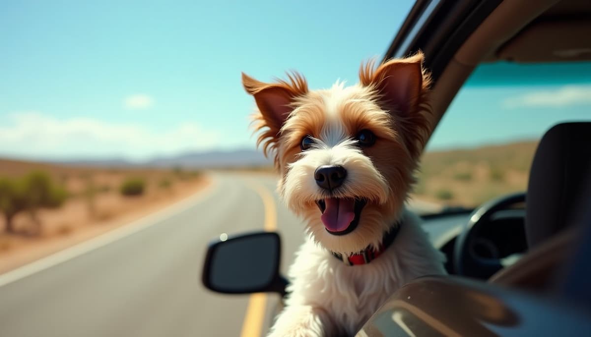 A dog on a walk — Dog Physical Therapy in Frisco, NC