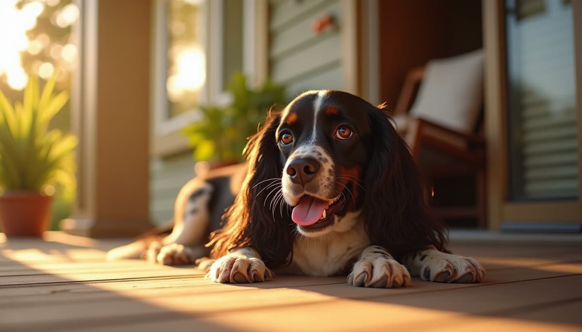 A dog on a walk — Dog Physical Therapy in Inglewood, CA