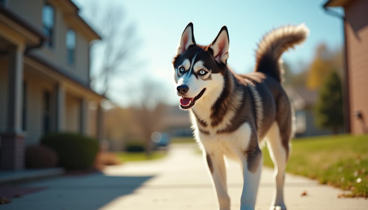 A dog on a walk — Dog Physical Therapy in Kansas City, MO