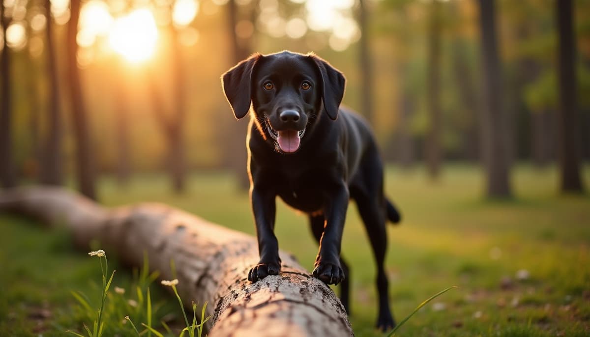 A dog on a walk — Dog Physical Therapy in Lansing, MI