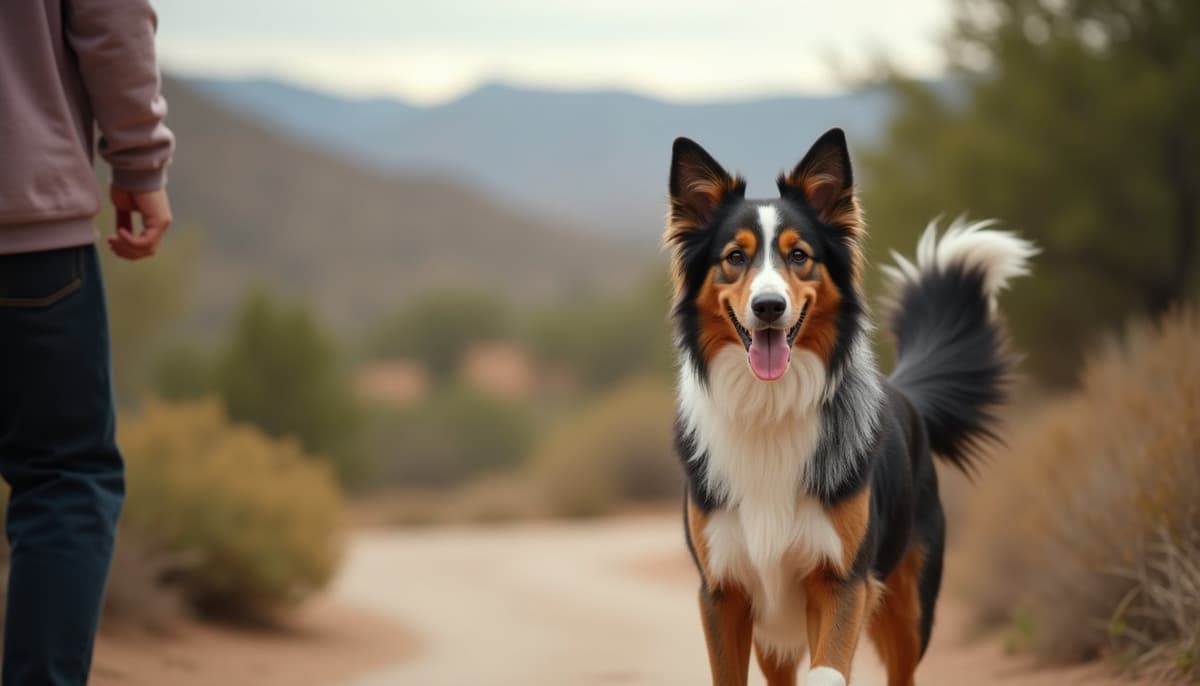 A dog on a walk — Dog Physical Therapy in Las Cruces, NM