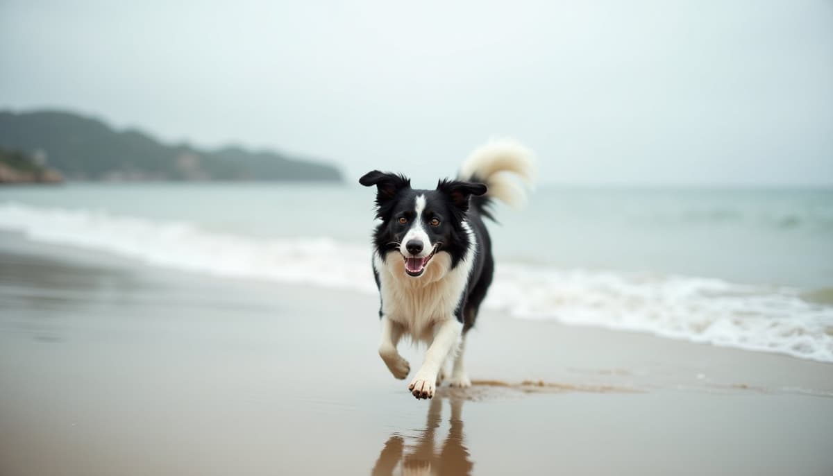 A dog on a walk — Dog Physical Therapy in Long Beach, CA