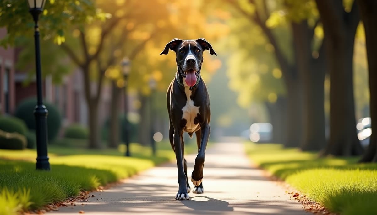 A dog on a walk — Dog Physical Therapy in Louisville, KY