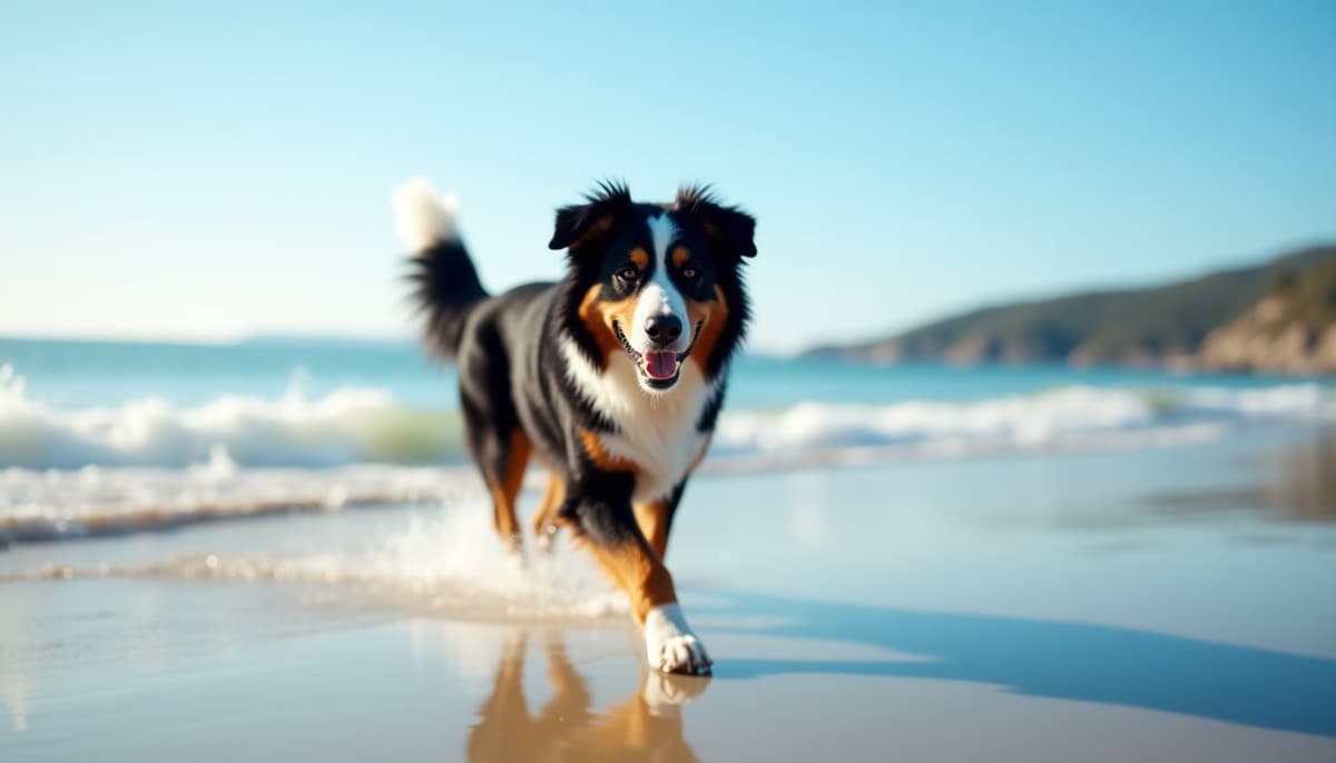 A dog on a walk — Dog Physical Therapy in Mckinney, TX