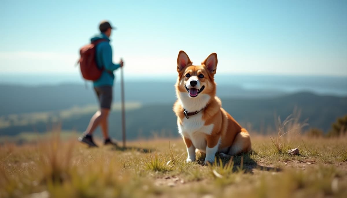 A dog on a walk — Dog Physical Therapy in Midland, MI
