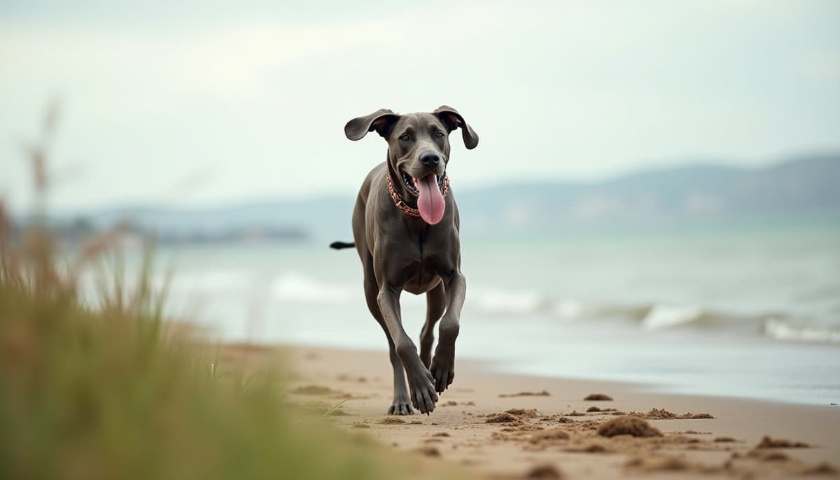 A dog on a walk — Dog Physical Therapy in Montgomery, AL