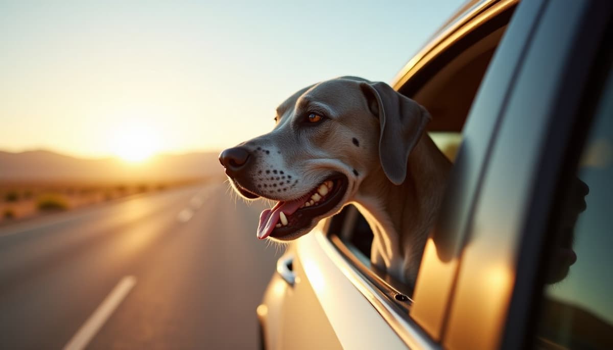 A dog on a walk — Dog Physical Therapy in North Las Vegas, NV