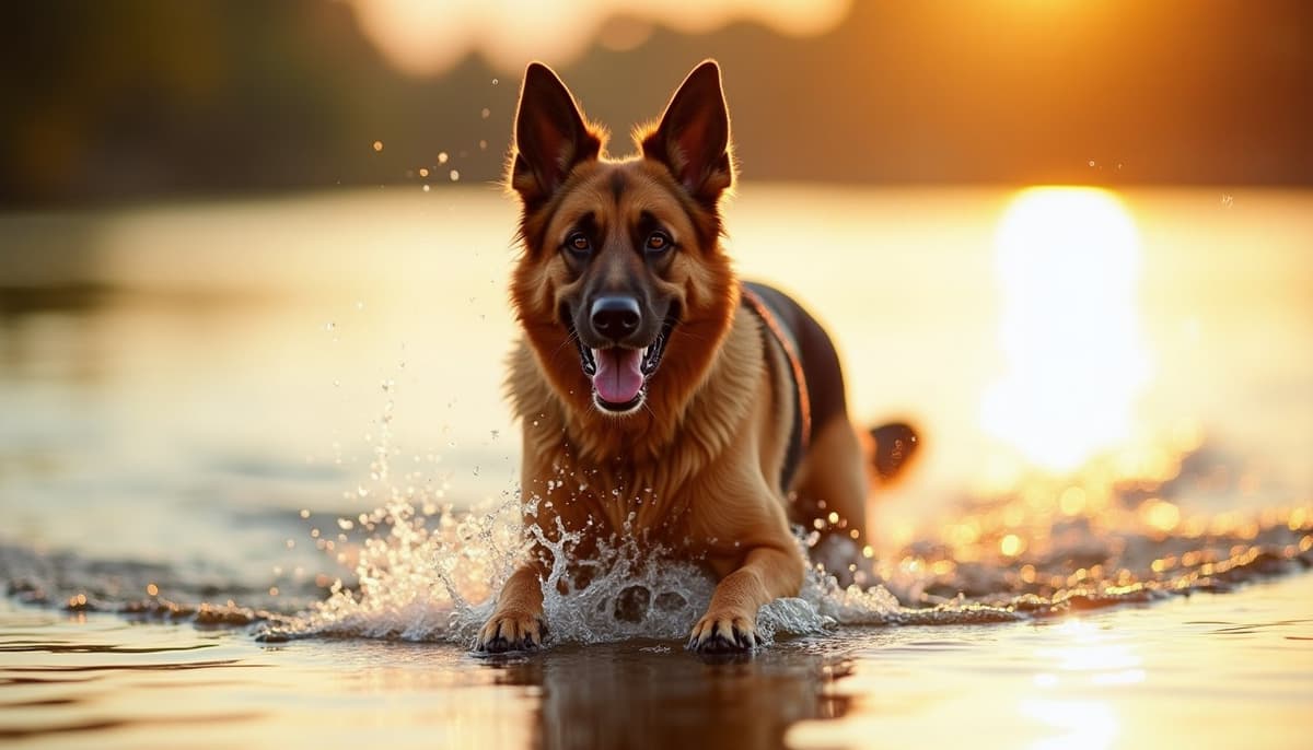 A dog on a walk — Dog Physical Therapy in Oklahoma City, OK