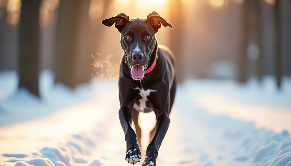 A dog on a walk — Dog Physical Therapy in Paterson, NJ