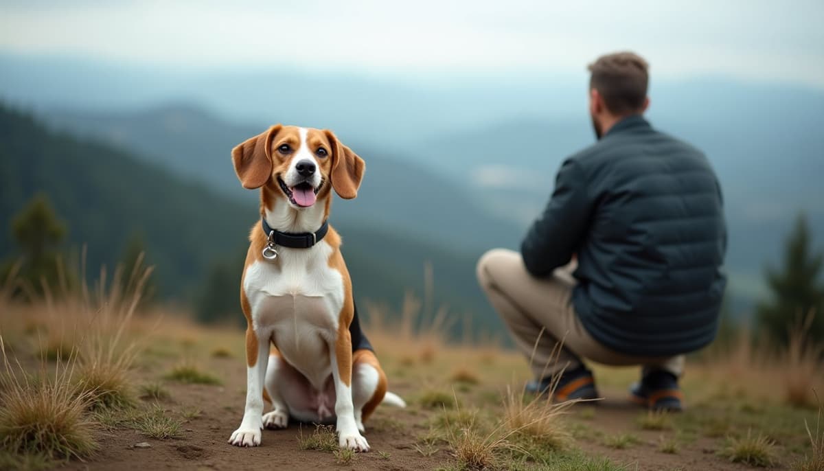 A dog on a walk — Dog Physical Therapy in Portland, OR